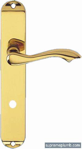 Ambassador Lever Bathroom Polished Brass